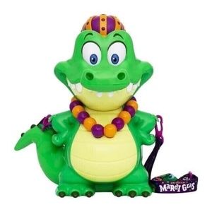 Universal Studios Mardi Gras King Gator Popcorn Bucket